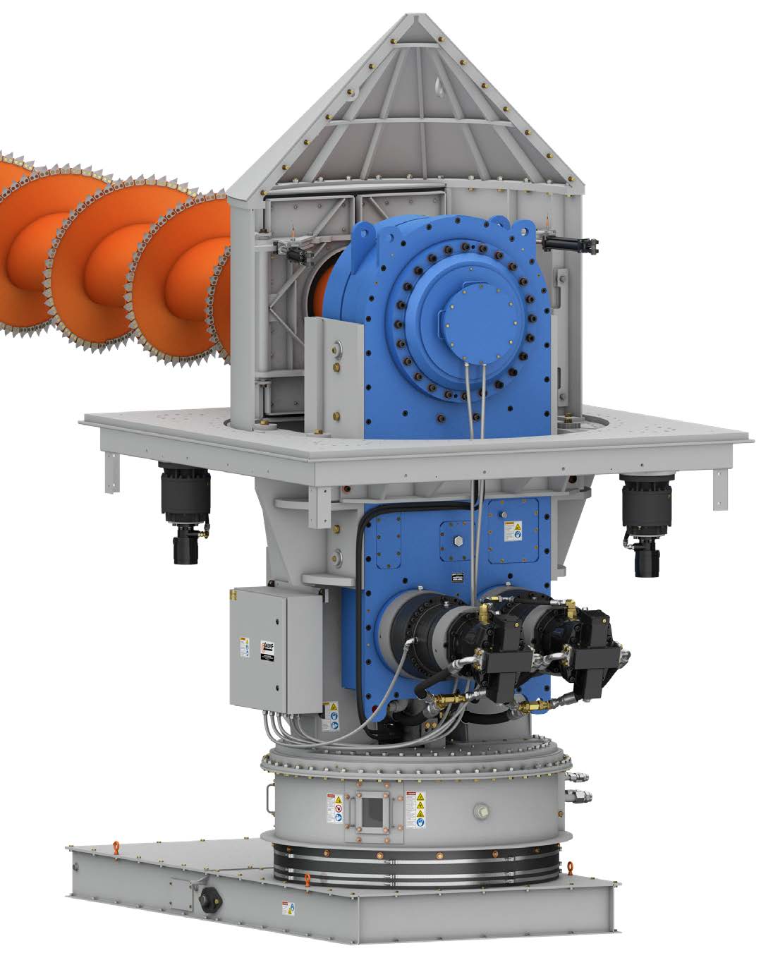 internal measurement feedback auger system