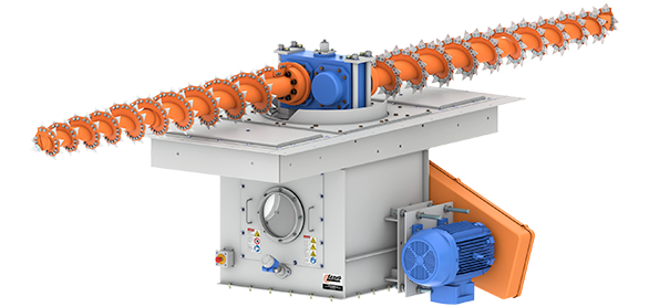 slideshow of Laidig reclaim systems silo unloading, unloader, silo reclaimers, bulk storage systems, bulk storage and handling, reclaimer